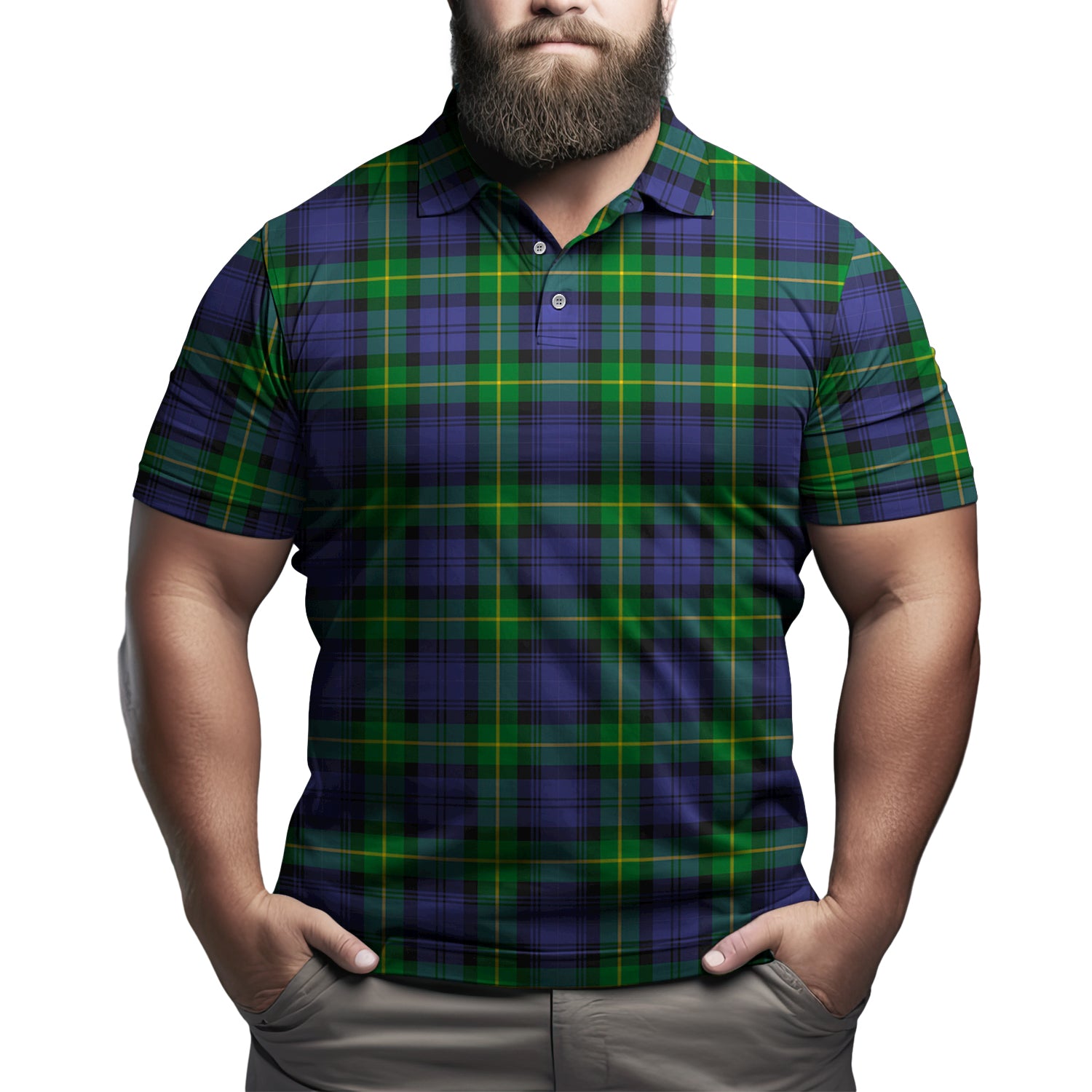 Meldrum Tartan Mens Polo Shirt Kid - Tartan Vibes Clothing