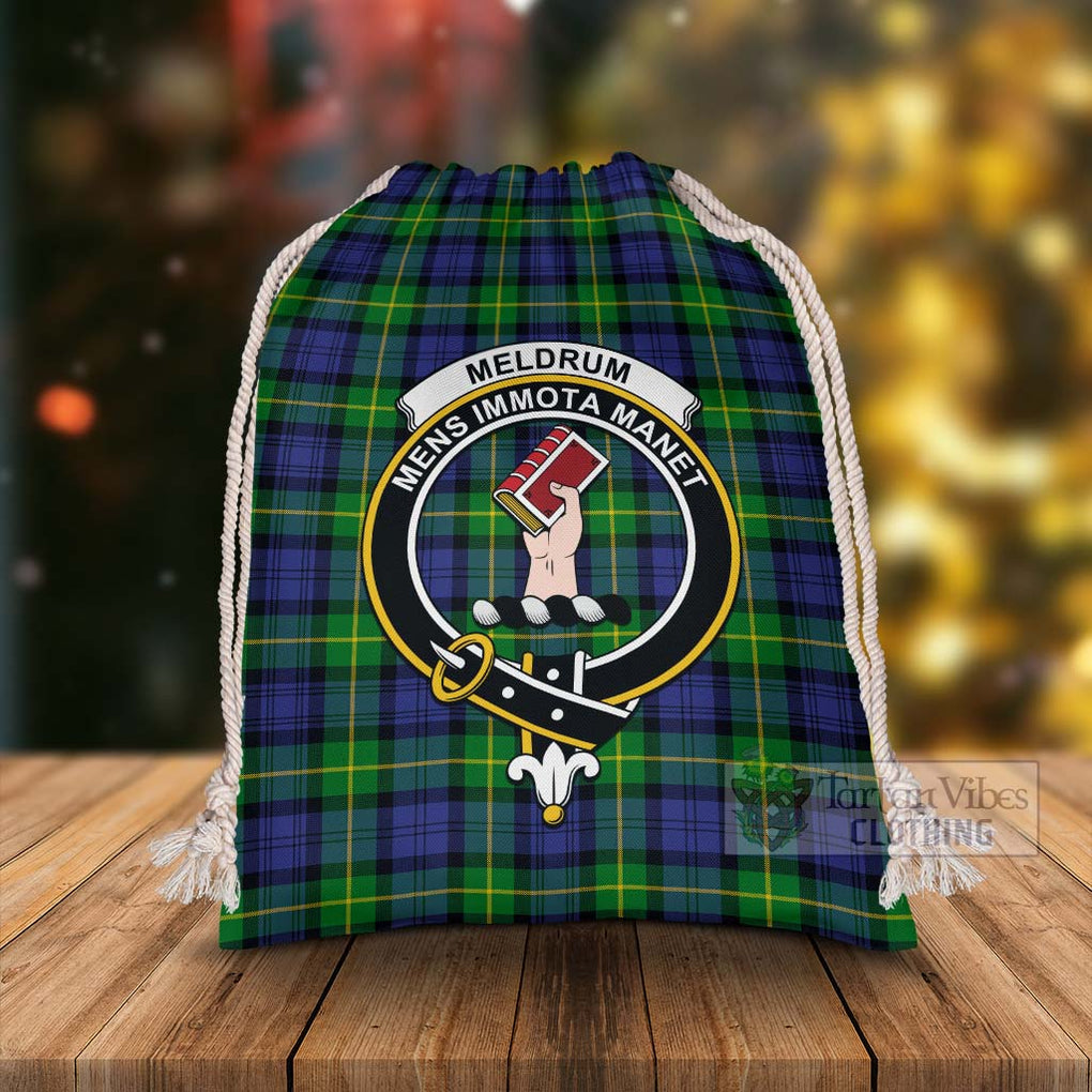 Meldrum Tartan Christmas Santa's Bag with Family Crest - Tartan Vibes Clothing