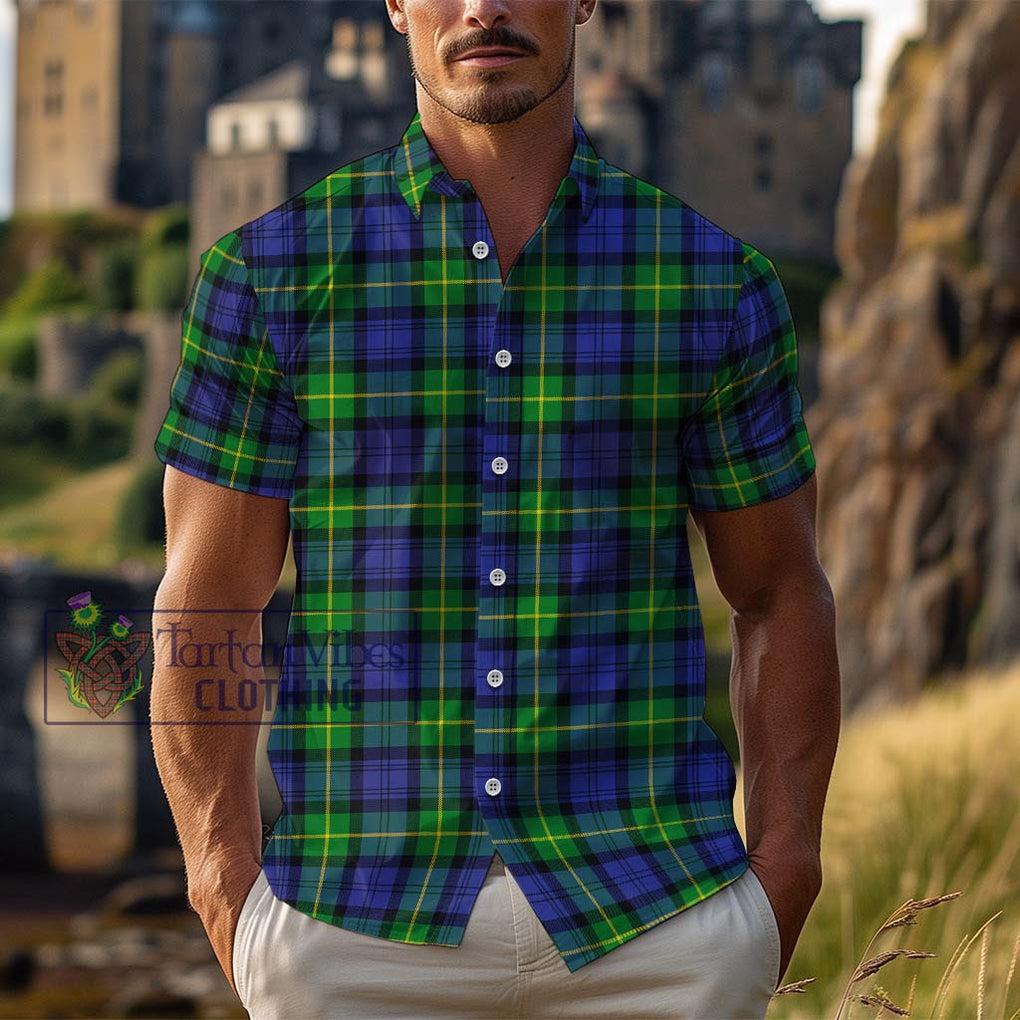Meldrum Tartan Cotton Hawaiian Shirt Kid - Tartan Vibes Clothing