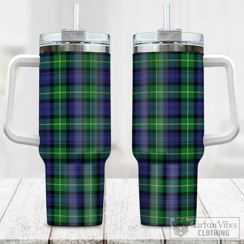 Meldrum Tartan Tumbler with Handle One Size 40 OZ - Tartan Vibes Clothing