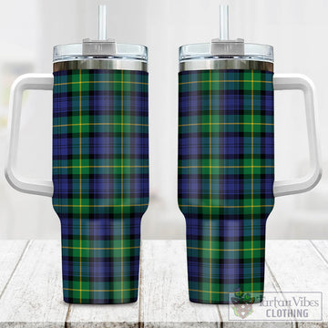 Meldrum Tartan Tumbler with Handle One Size 40 OZ - Tartan Vibes Clothing