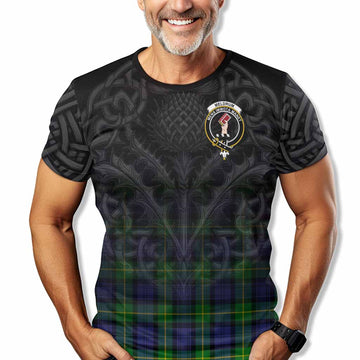 Meldrum Tartan T-Shirt with Family Crest Celtic Thistle Vibes Kid's Shirt - Tartan Vibes Clothing