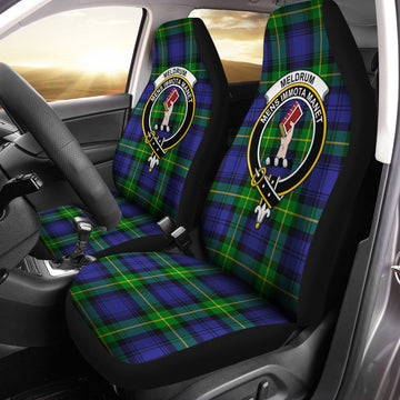 Meldrum Tartan Car Seat Cover with Family Crest One Size - Tartan Vibes Clothing