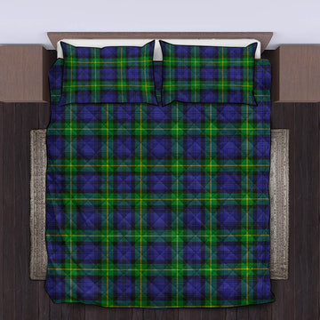 Meldrum Tartan Quilt Bed Set King - Tartan Vibes Clothing