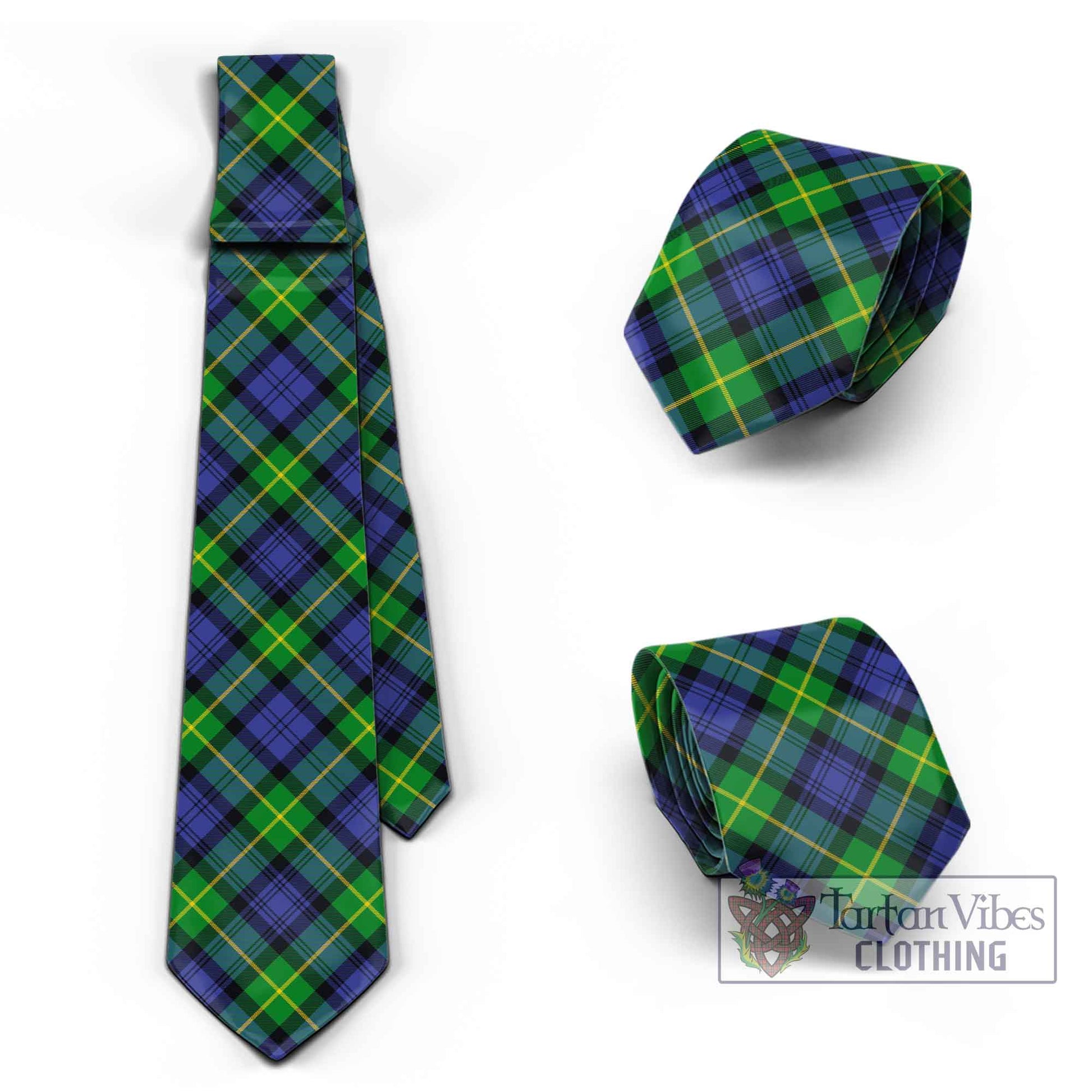 Meldrum Tartan Classic Necktie Cross Style Necktie One Size - Tartan Vibes Clothing