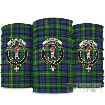 Meldrum Tartan Neck Gaiters, Tartan Bandanas, Tartan Head Band with Family Crest package One Size - Tartan Vibes Clothing