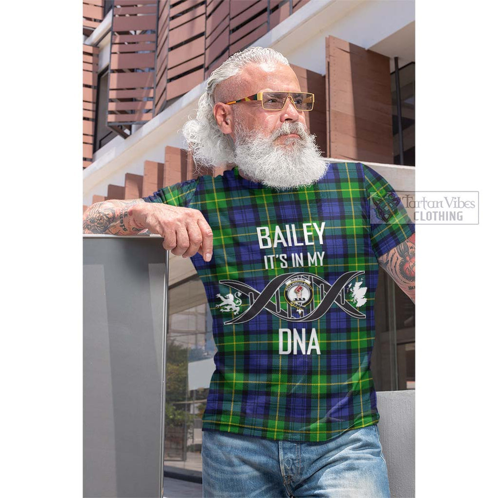 Tartan Vibes Clothing Meldrum Tartan Cotton T-shirt with Family Crest DNA In Me Style