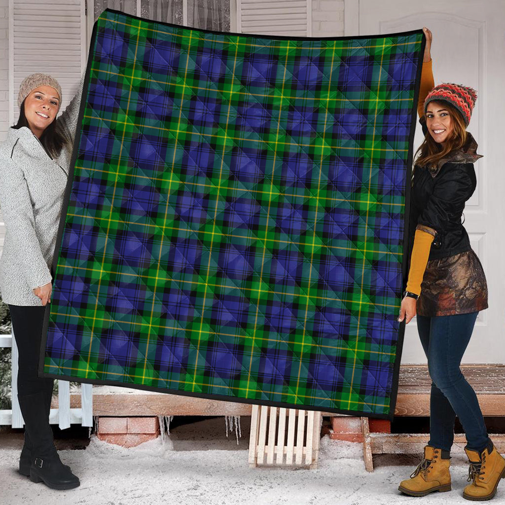 Meldrum Tartan Quilt Super King Quilt 91" x 110" - Tartan Vibes Clothing