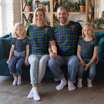 Meldrum Tartan T-Shirt with Family Crest