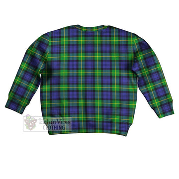Meldrum Tartan Kid Ugly Sweater with Family Crest - Tartan Vibes Clothing
