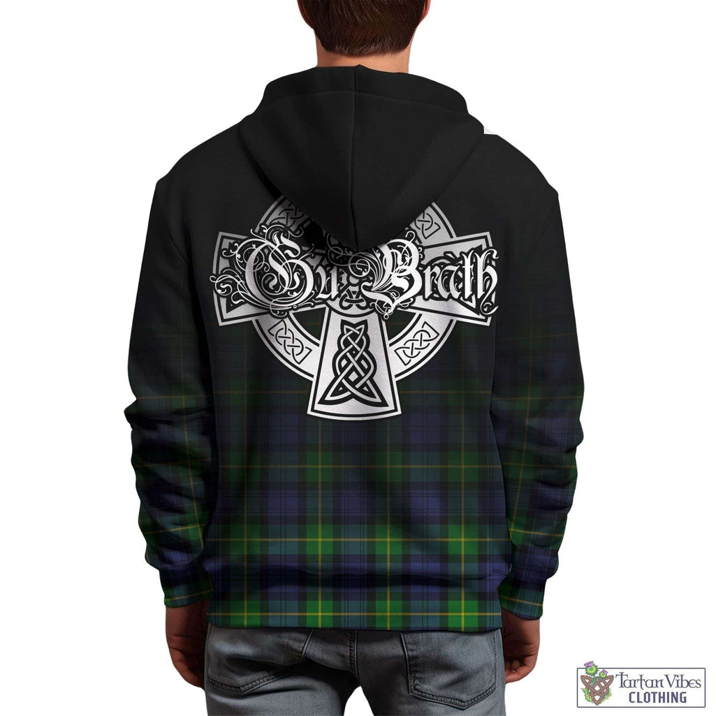 Meldrum Tartan Hoodie Featuring Alba Gu Brath Family Crest Celtic Inspired - Tartan Vibes Clothing