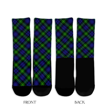 Meldrum Tartan Crew Socks Cross Style - Tartan Vibes Clothing