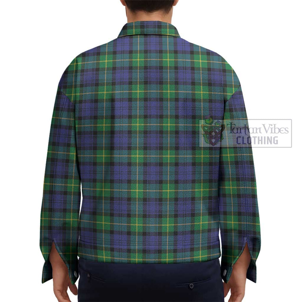 Meldrum Tartan Unisex Lapel Cotton Jacket - Tartan Vibes Clothing