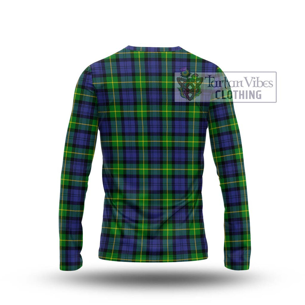 Meldrum Tartan Long Sleeve T-Shirt with Family Crest DNA In Me Style - Tartan Vibes Clothing