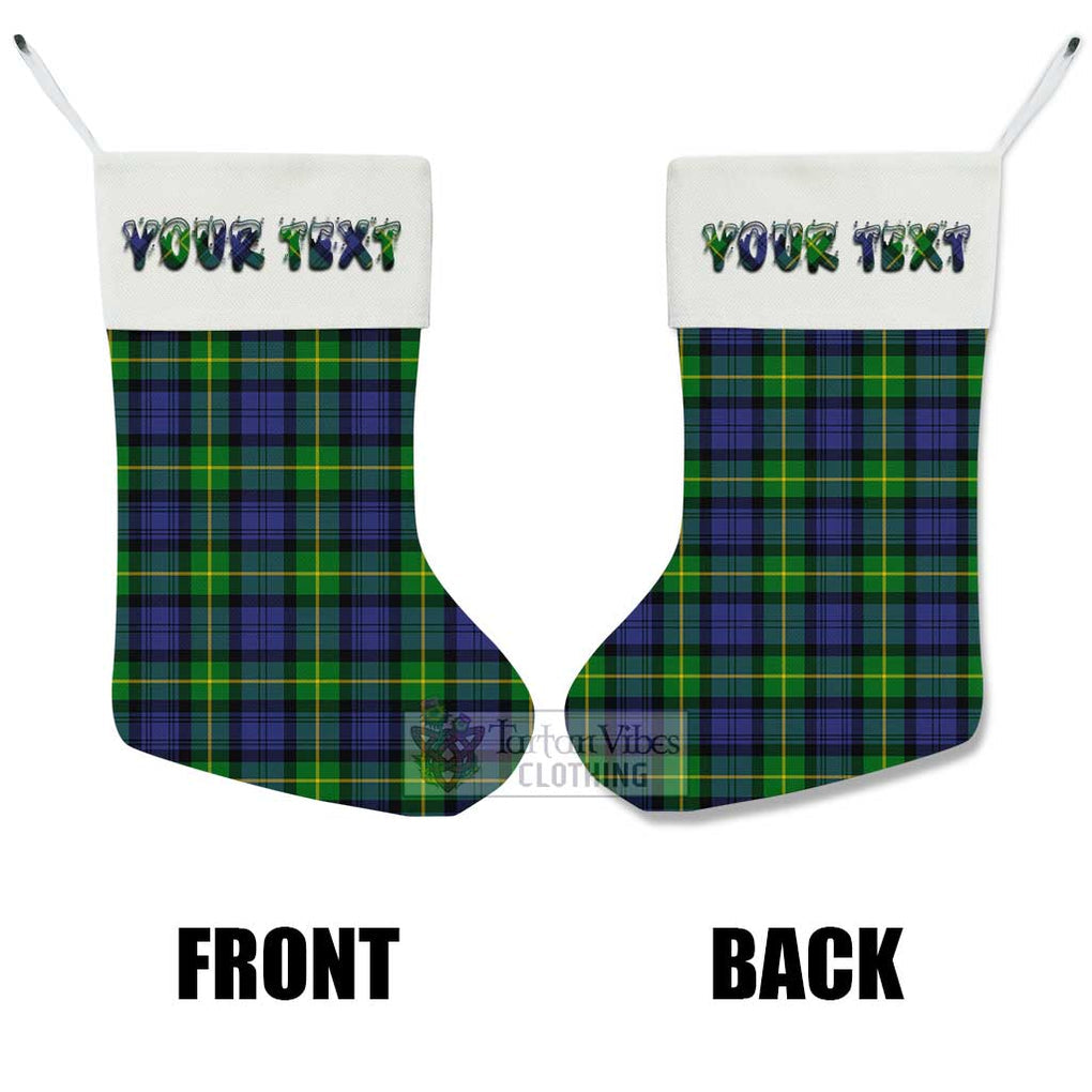 Meldrum Tartan Christmas Stocking with Personalized Text - Tartan Vibes Clothing