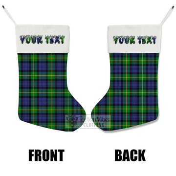Meldrum Tartan Christmas Stocking with Personalized Text - Tartan Vibes Clothing
