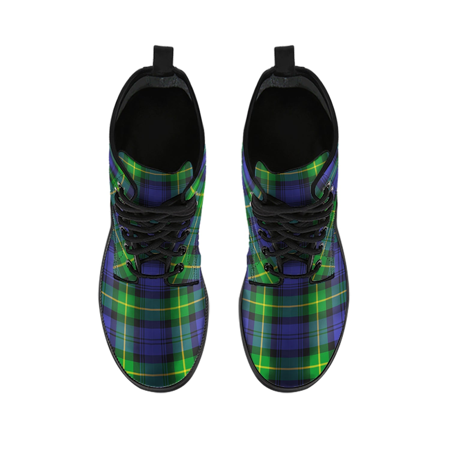 Meldrum Tartan Leather Boots - Tartan Vibes Clothing