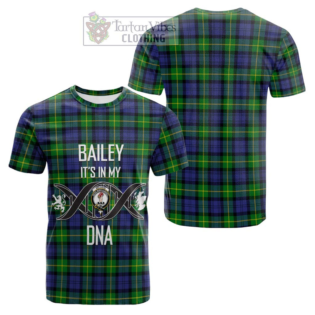 Tartan Vibes Clothing Meldrum Tartan Cotton T-shirt with Family Crest DNA In Me Style
