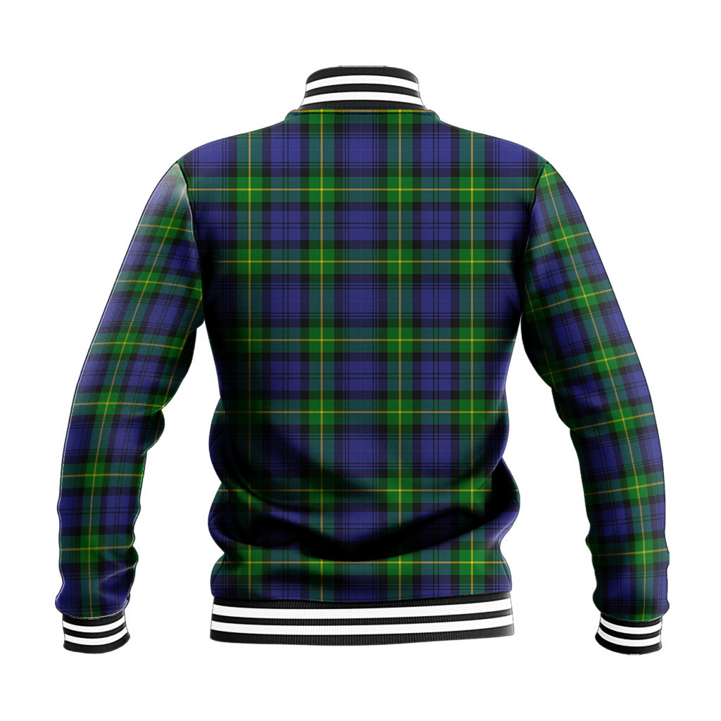 Meldrum Tartan Baseball Jacket with Family Crest - Tartan Vibes Clothing