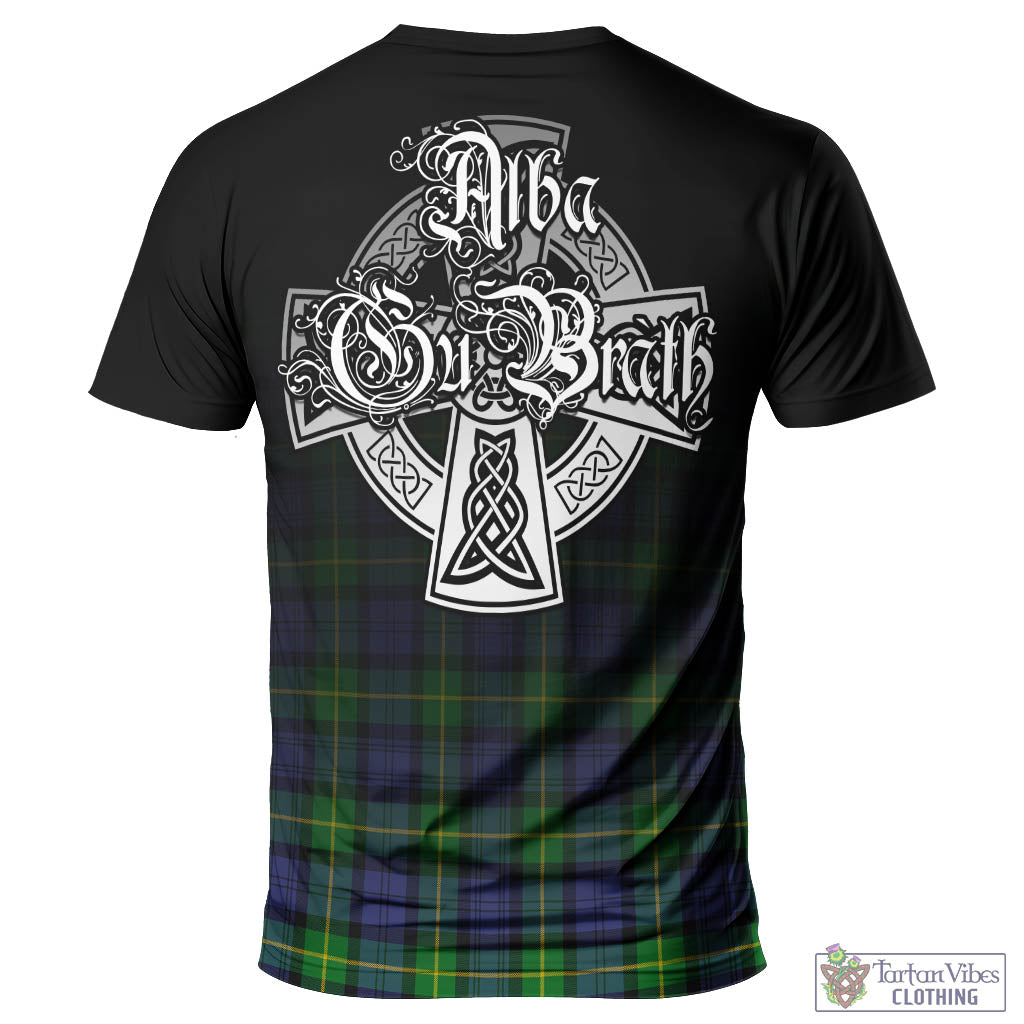 Meldrum Tartan T-Shirt Featuring Alba Gu Brath Family Crest Celtic Inspired - Tartan Vibes Clothing