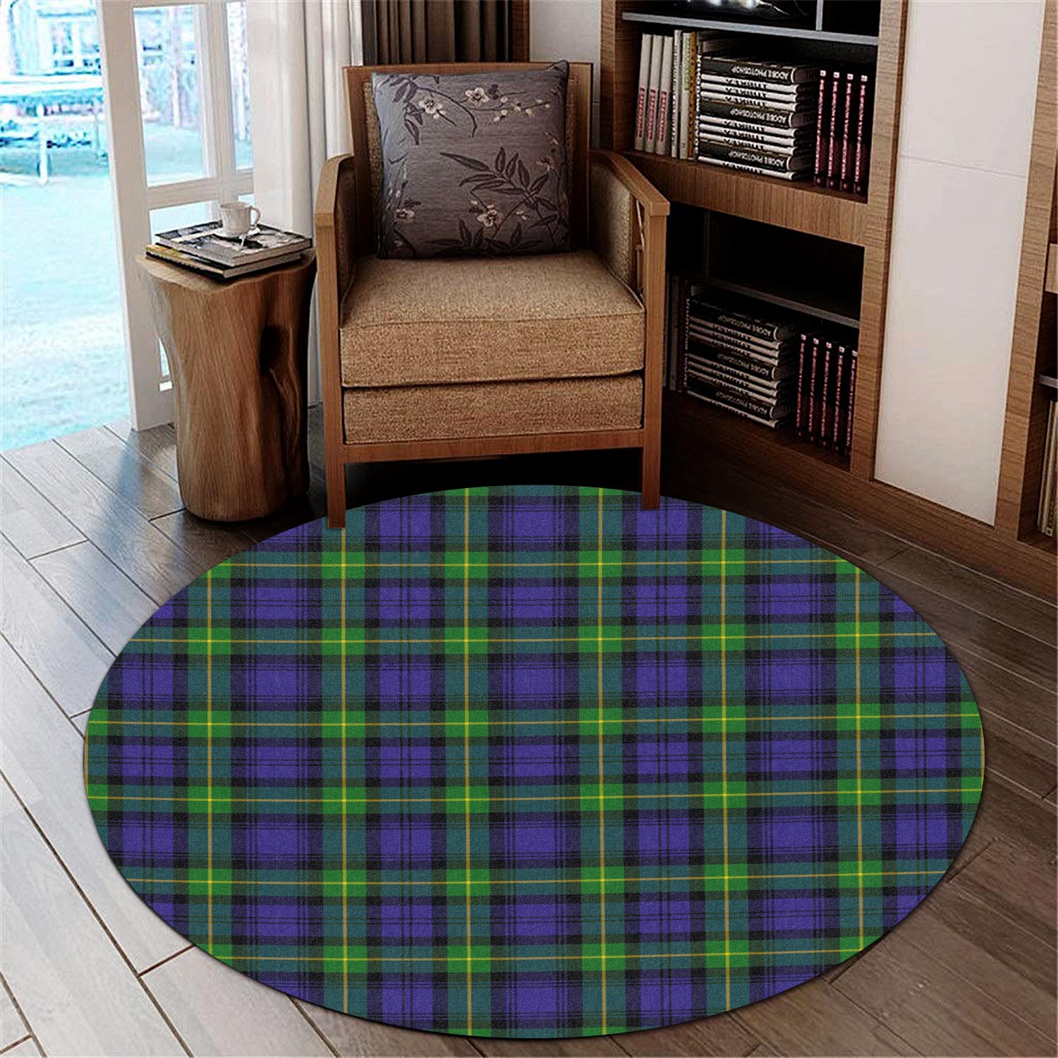 Meldrum Tartan Round Rug - Tartan Vibes Clothing