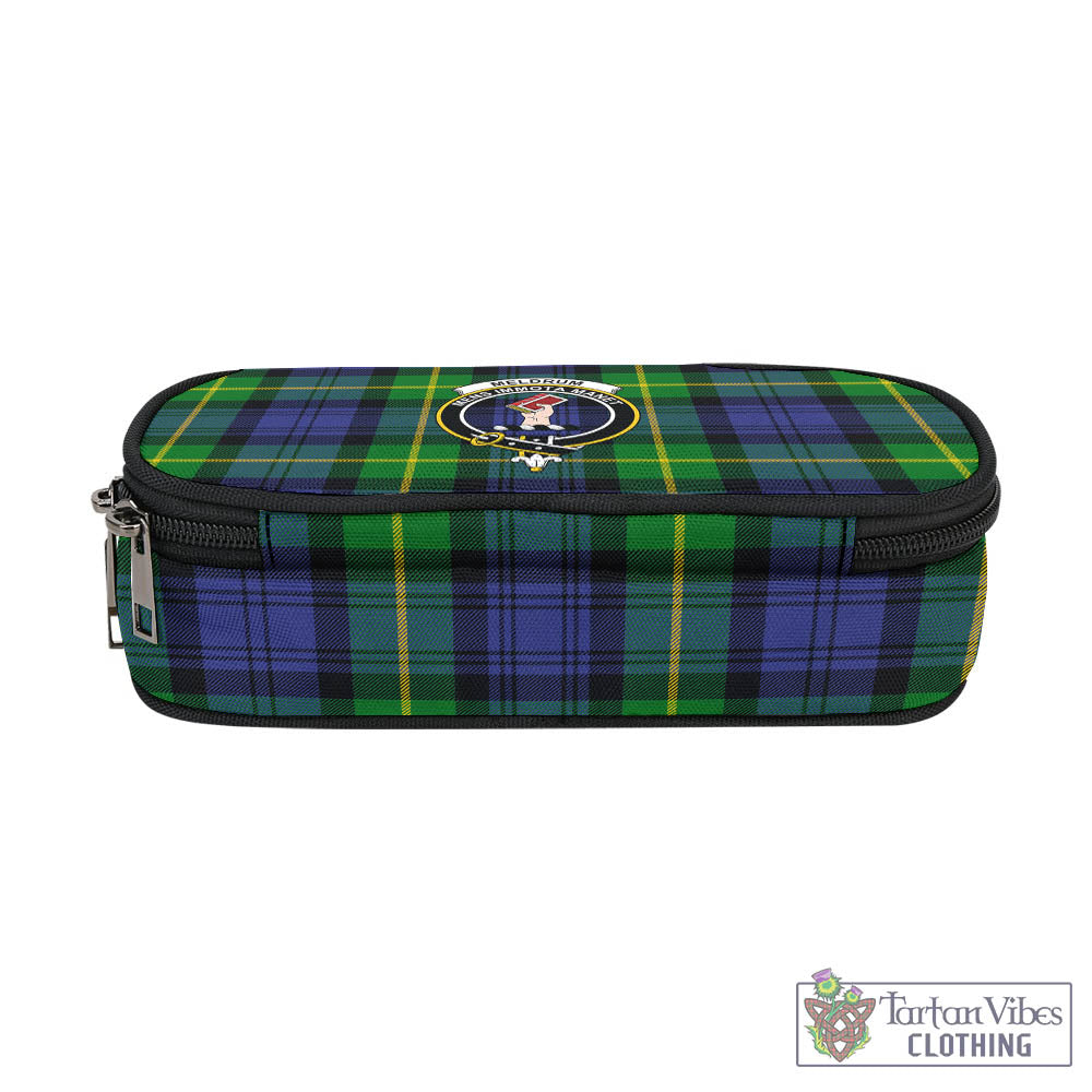 Meldrum Tartan Pen and Pencil Case with Family Crest - Tartan Vibes Clothing