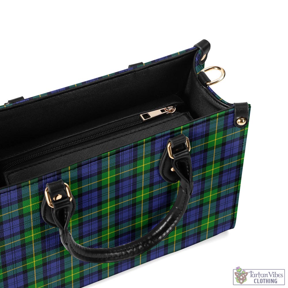 Meldrum Tartan Luxury Leather Handbags - Tartan Vibes Clothing