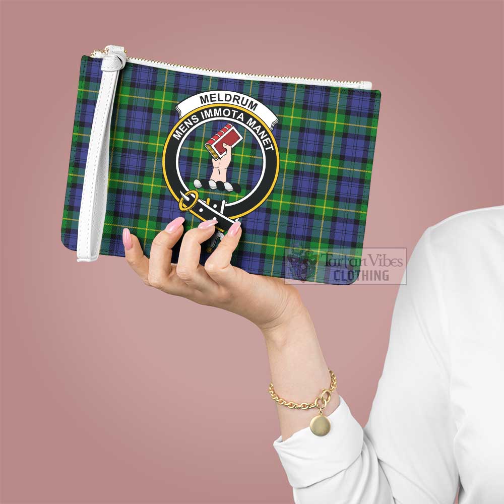Tartan Vibes Clothing Meldrum Family Crest Tartan Clutch Bag