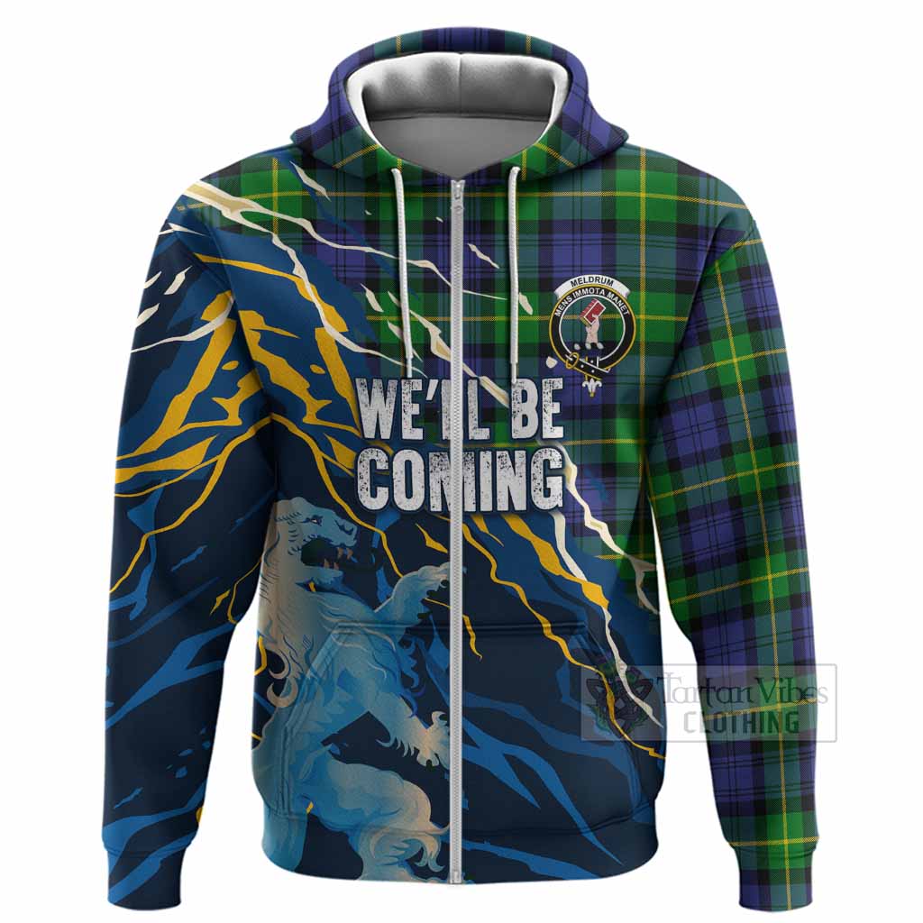 Meldrum Scotland Tartan Hoodie WC2026 Football - We'll Be Coming