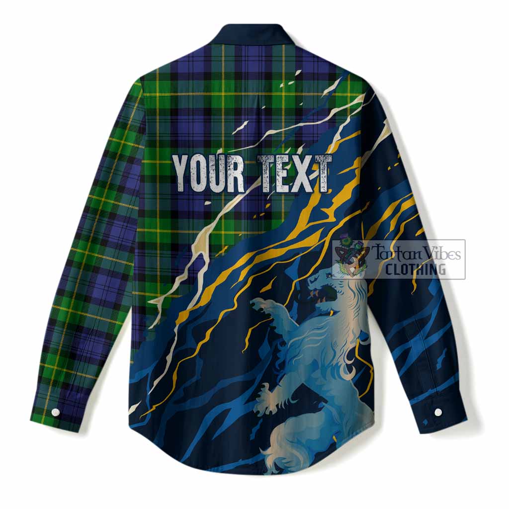 Meldrum Scotland Tartan Women Casual Shirt WC2026 Football - We'll Be Coming