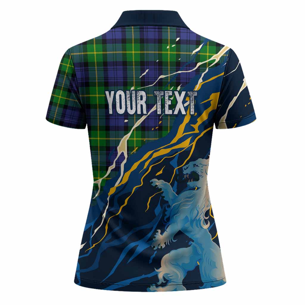 Meldrum Scotland Tartan Women Polo Shirt WC2026 Football - We'll Be Coming