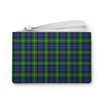 Meldrum Tartan Clutch Bag Clutch Bag One Size 9.5" x 6.6" (24 x 17 cm) - Tartan Vibes Clothing