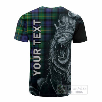Meldrum Tartan Cotton T-shirt Roaring Lion Heritage