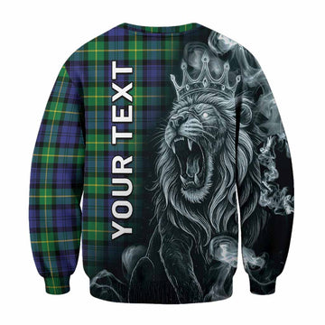 Meldrum Tartan Sweatshirt Roaring Lion Heritage