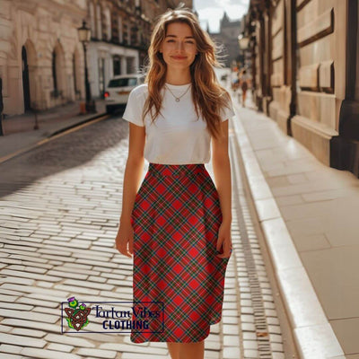 Melete Pleated Midi Skirt