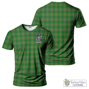 Meller Irish Clan Tartan T-Shirt with Family Seal