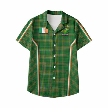 Melody Irish Clan Coat of Arm Tartan Kid Hawaiian Shirt Flag Style