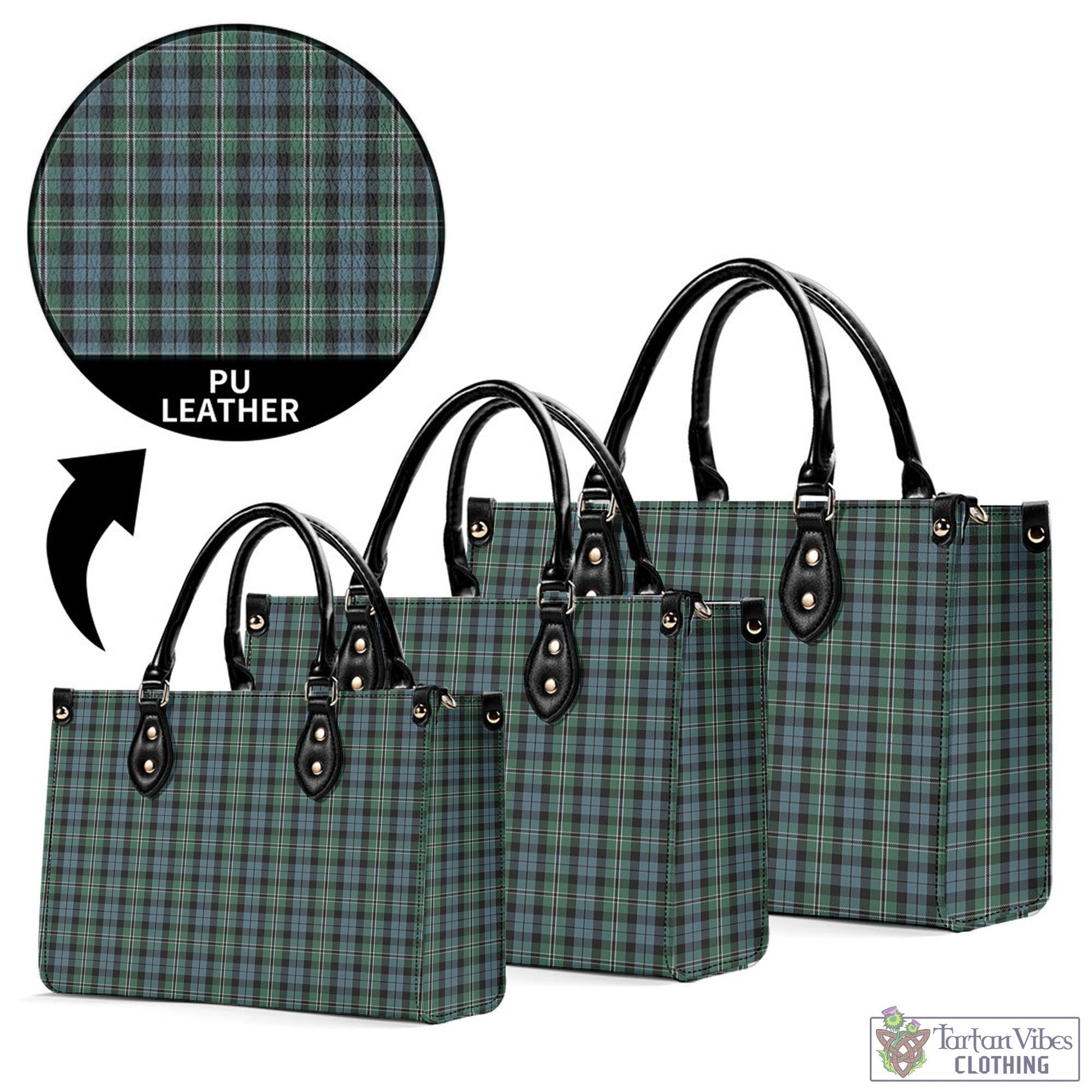Melville Tartan Luxury Leather Handbags - Tartan Vibes Clothing