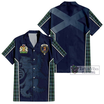 Melville Tartan Hawaiian Shirt with Family Crest and Lion Rampant Vibes Sport Style Kid - Tartan Vibes Clothing