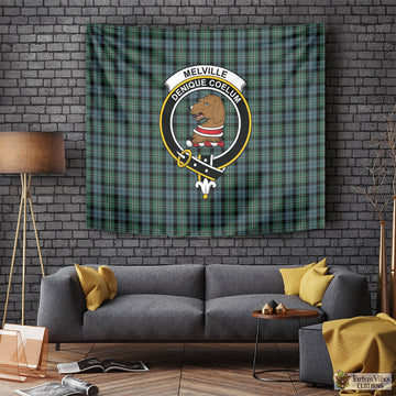 Melville Tartan Tapestry Wall Hanging and Home Decor for Room with Family Crest Tapestry - Tartan Vibes Clothing