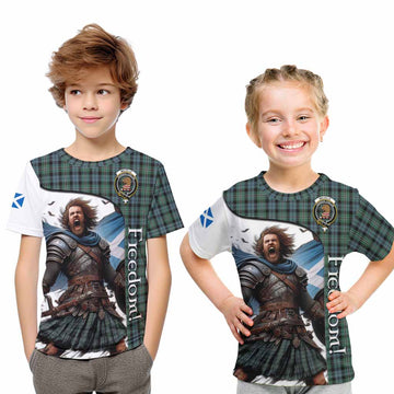Melville Crest Tartan Kid T-Shirt Inspired by the Freedom of Scottish Warrior Youth XL Size14 - Tartan Vibes Clothing