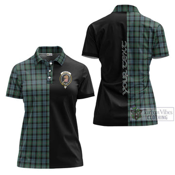 Melville Tartan Women's Polo Shirt with Family Crest and Half Of Me Style Women - Tartan Vibes Clothing