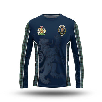 Melville Tartan Long Sleeve T-Shirt with Family Crest and Lion Rampant Vibes Sport Style Unisex - Tartan Vibes Clothing
