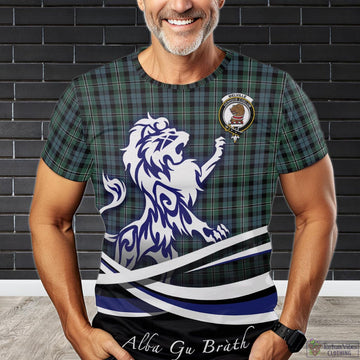 Melville Tartan T-Shirt with Alba Gu Brath Regal Lion Emblem