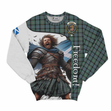 Melville Crest Tartan Sweatshirt Inspired by the Freedom of Scottish Warrior Unisex - Tartan Vibes Clothing