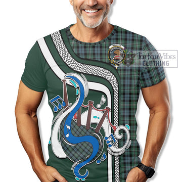 Melville Tartan T-Shirt with Epic Bagpipe Style