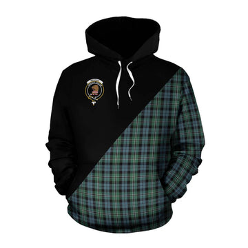 Melville Tartan Cotton Hoodie with Family Crest and Military Logo Style Pullover Hoodie XS - Tartan Vibes Clothing