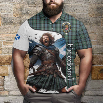 Melville Crest Tartan Polo Shirt Inspired by the Freedom of Scottish Warrior Kid - Tartan Vibes Clothing