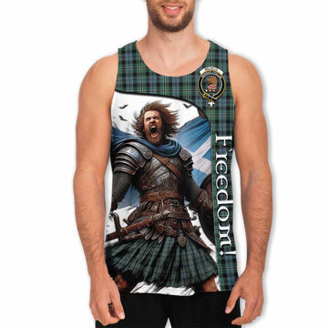 Melville Crest Tartan Men's Tank Top Inspired by the Freedom of Scottish Warrior Men - Tartan Vibes Clothing