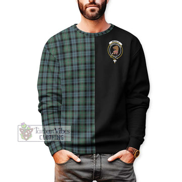 Melville Tartan Sweatshirt with Family Crest and Half Of Me Style Unisex - Tartan Vibes Clothing